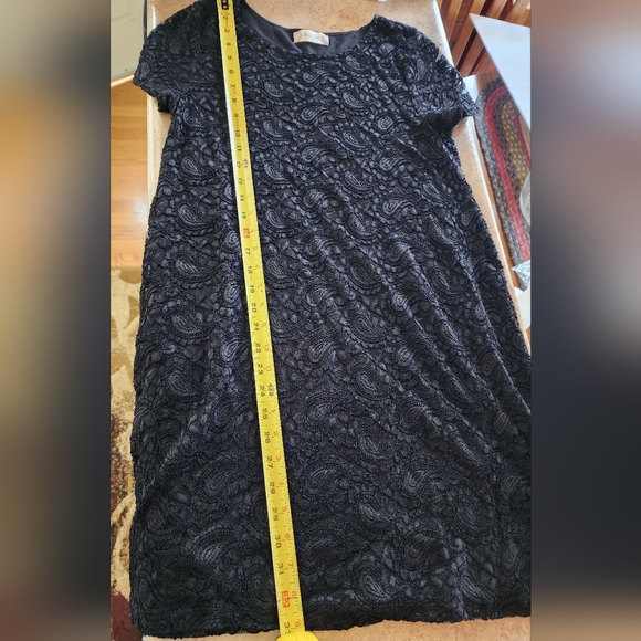 Altar'd State Black Paisley Print Lace Dress Size Small - Picture 6 of 9